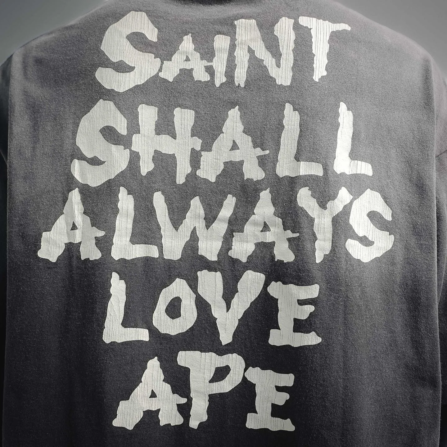 180 SAINT MICHAEL 100% 16 G 100% 1*1 White Retro SIZE：S M L XL